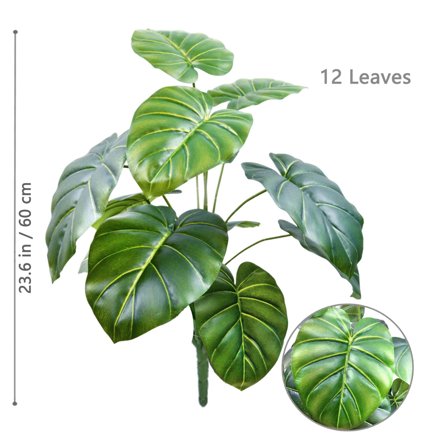Artificial Monstera Plant Fake Palm Tree Indoor Floor Decor