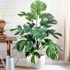 Artificial Monstera Plant Fake Palm Tree Indoor Floor Decor