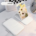 Makeup Mirror Portable Folding Compact Desktop Stand Mini Travel Mirror HD