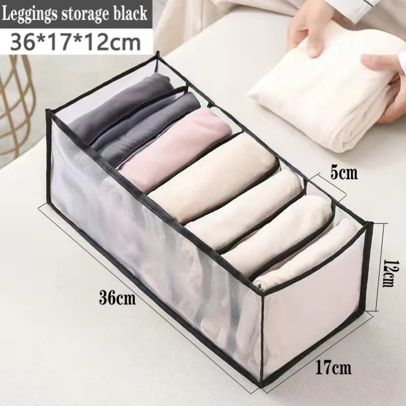 Foldable Drawer Organizer Boxes for Underwear, Bras & Socks