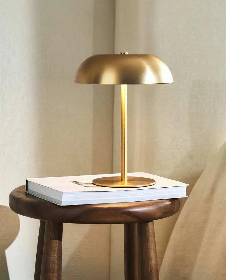 Mushroom Table Lamp Touch Control Dimmable Cordless LED Bedside Light