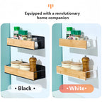 Magnetic Fridge Side Spice Rack – Black Iron Wall Mount