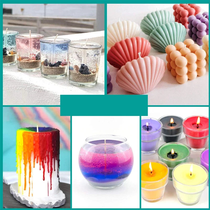 Liquid Candle Dye Set – DIY Candle & Soap Colorant Kit