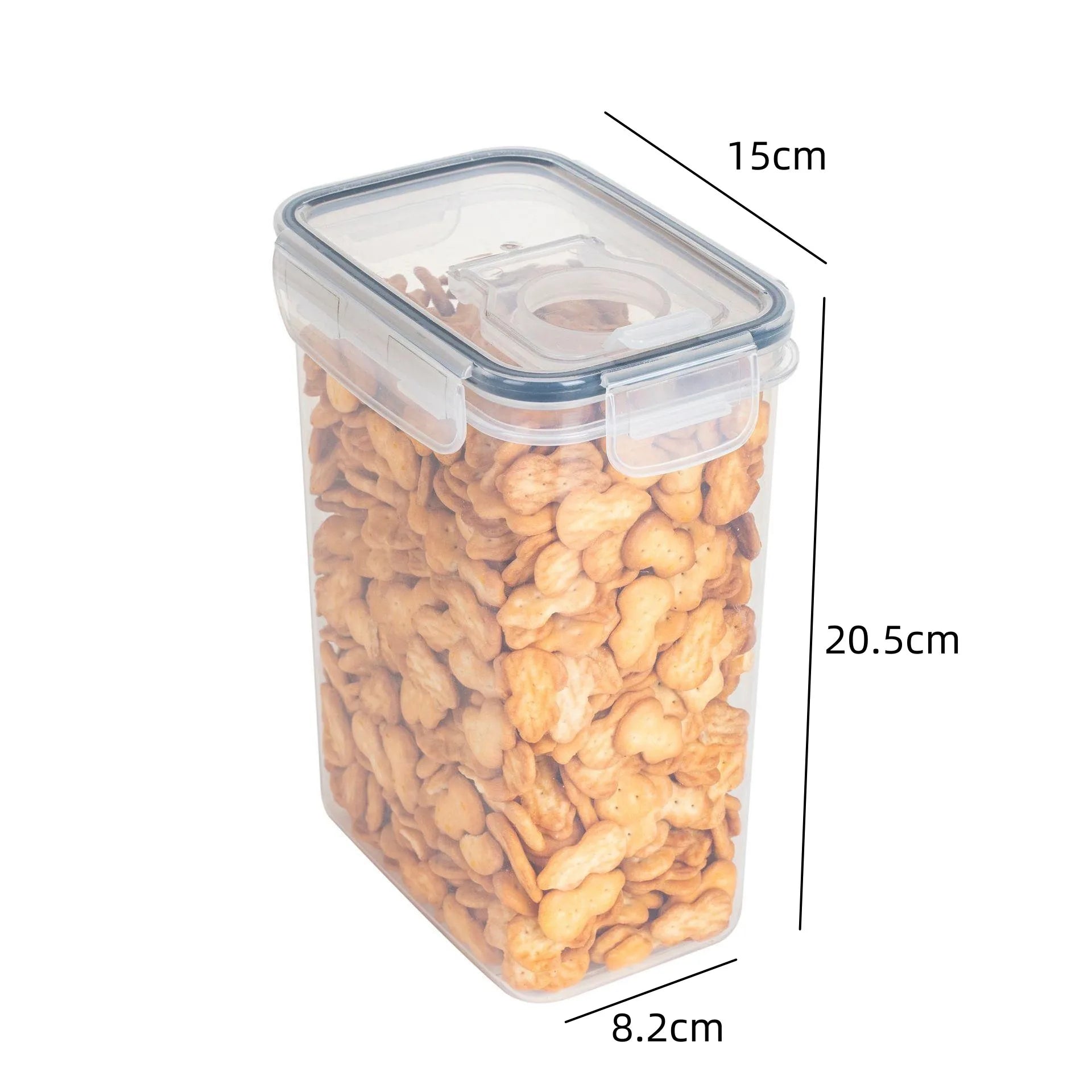 Airtight Pantry Storage Containers with Lids – Cereal & Dry Food Set