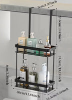 Corner Shower Shelf Wall Mounted 3-Tier Metal Rack