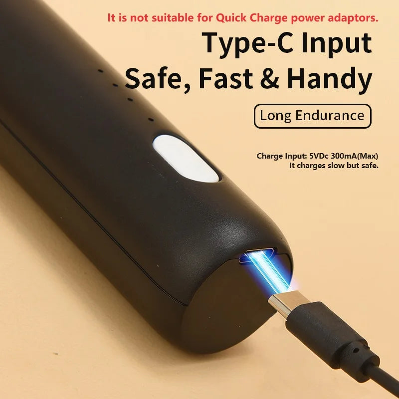 2-in-1 Electric Milk Frother & Egg Beater – Cordless USB-C Rechargeable