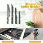 Magnetic Knife Holder for Wall – Stainless Steel Knife Strip Rack