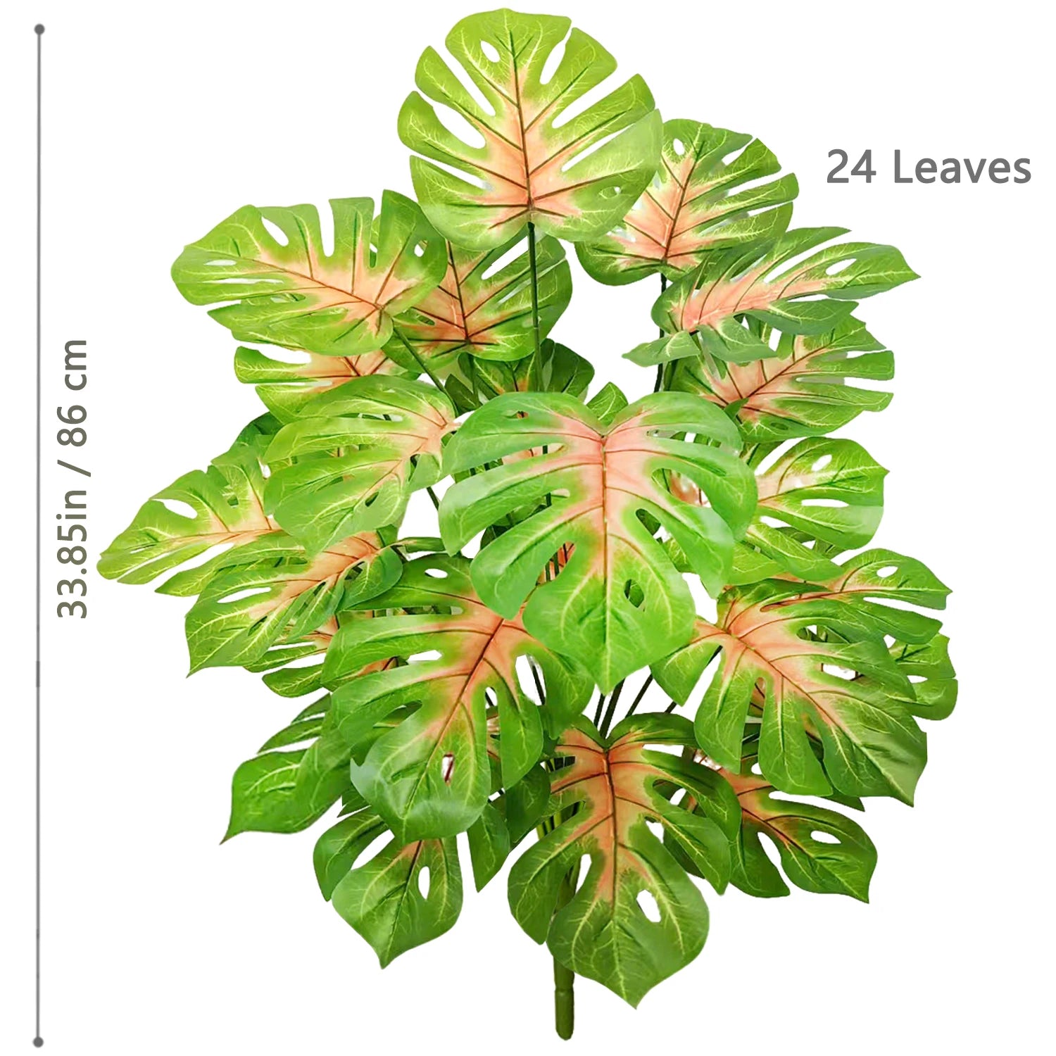 Artificial Monstera Plant Fake Palm Tree Indoor Floor Decor