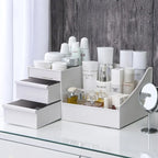 White Drawer Makeup Storage Box – Desktop Cosmetics Organizer