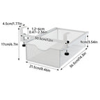 Pull-Out Wardrobe Basket Hanging Closet Organizer – No Drill