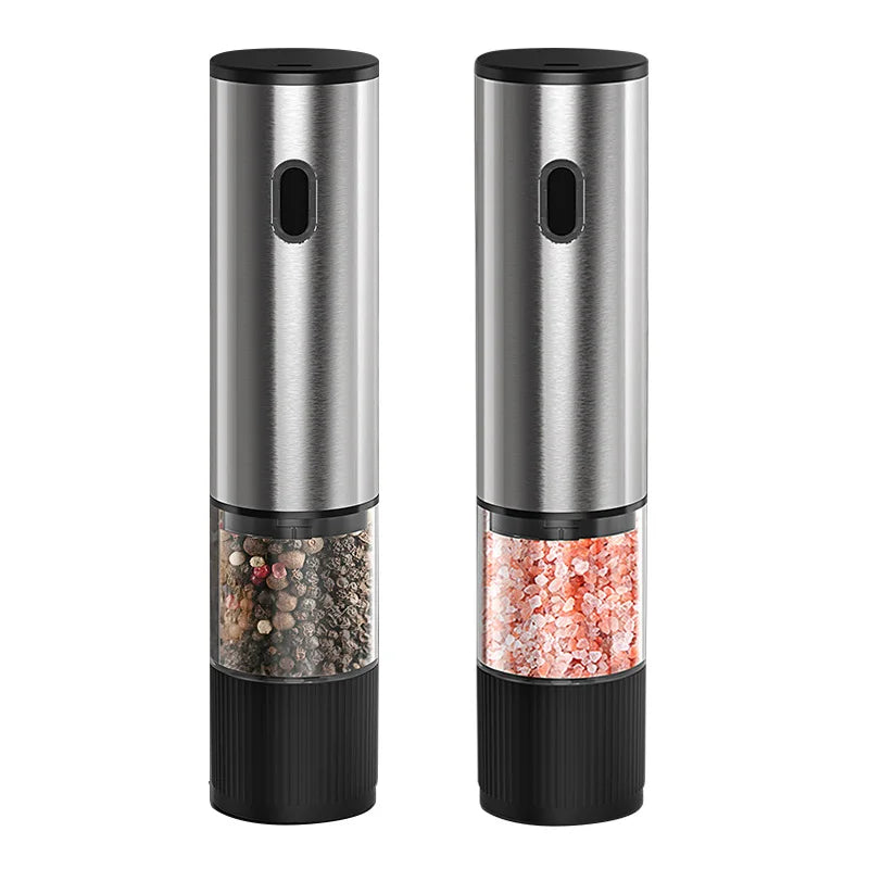 Electric Salt & Pepper Grinder Set – Rechargeable, Adjustable Coarseness