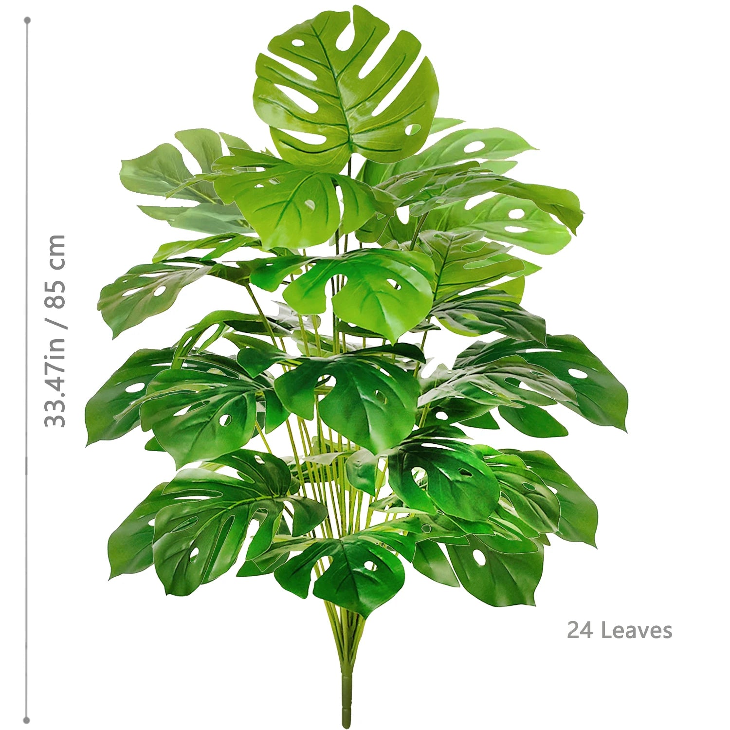 Artificial Monstera Plant Fake Palm Tree Indoor Floor Decor