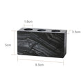 Black Marble Bathroom Accessories Set – Toothbrush Holder, Soap Dispenser & Dish Tray