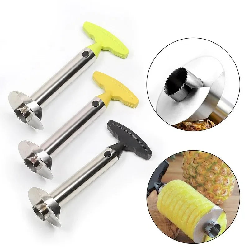 Heavy Duty Stainless Steel Pineapple Slicer, Corer & Peeler