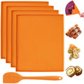 Silicone Dehydrator Sheets with Raised Edges, 6-Piece Set