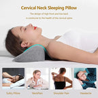 Memory Foam Cervical Contour Pillow for Side Sleepers – Orthopedic Neck Support