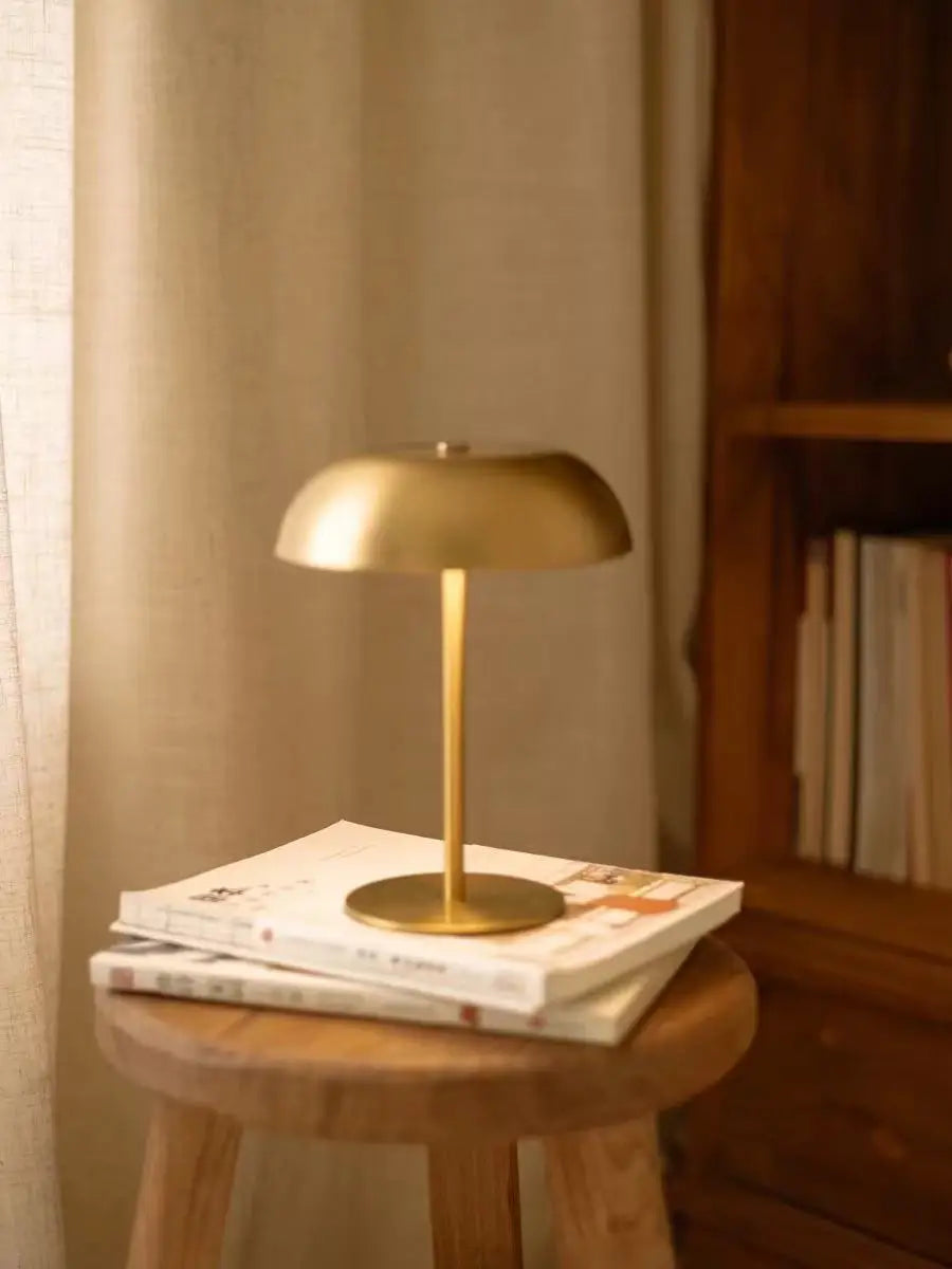 Mushroom Table Lamp Touch Control Dimmable Cordless LED Bedside Light