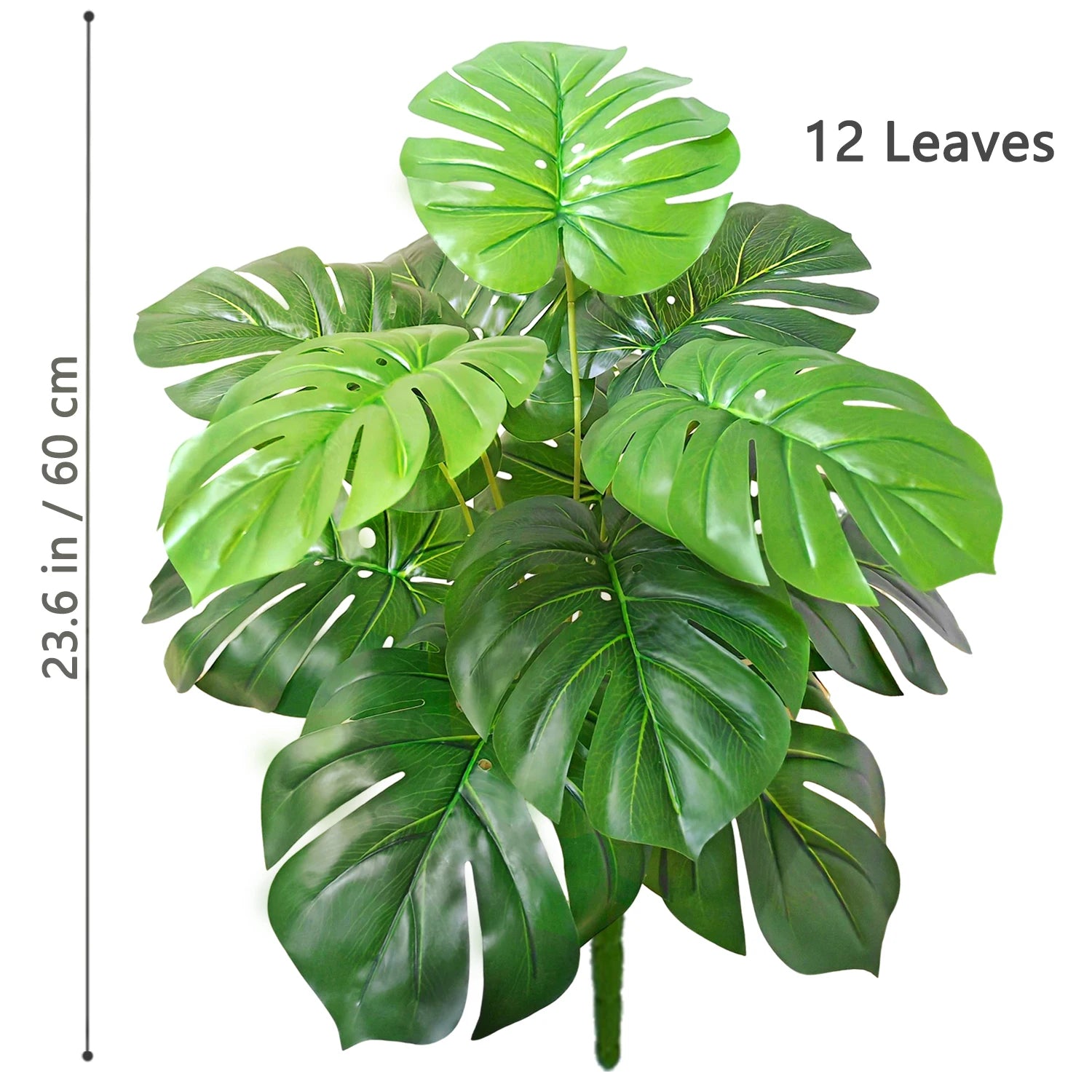 Artificial Monstera Plant Fake Palm Tree Indoor Floor Decor