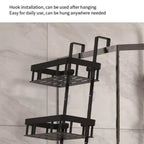 Corner Shower Shelf Wall Mounted 3-Tier Metal Rack