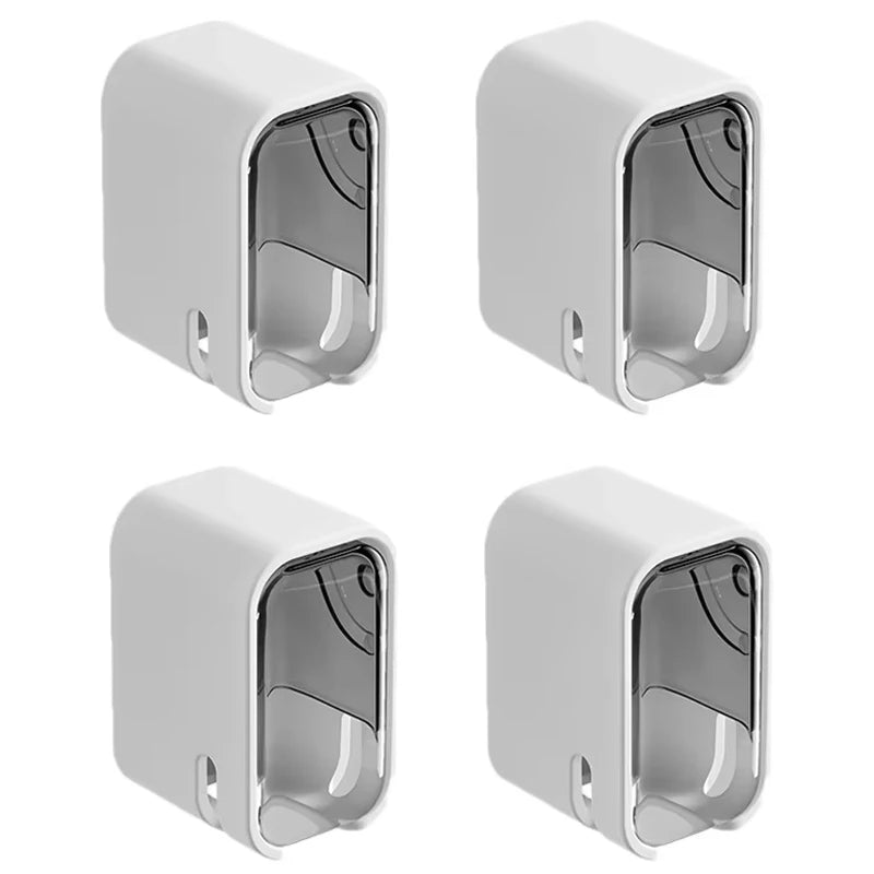 Wall Mounted Toothbrush Holder No Drill Dustproof Set (2, 3 or 4 Pack)