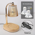 Candle Warmer Lamp with Timer and Dimmer - Cozy Bedroom Decor