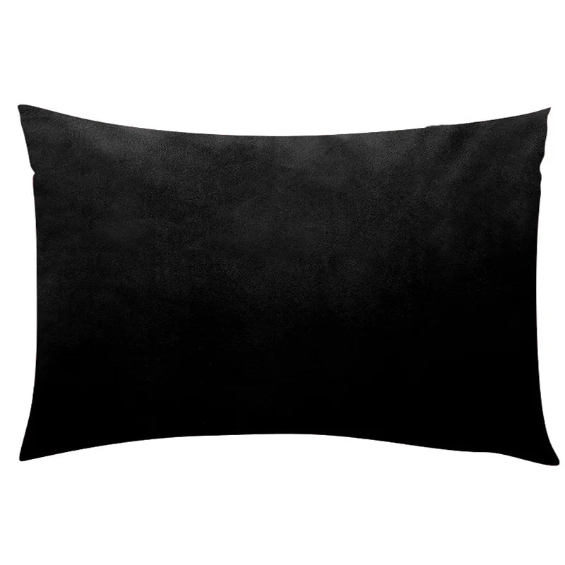 Velvet Plaid Cushion Cover for Sofa and Living Room 12x20