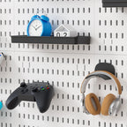 Modular Pegboard Wall Organizer Kit with No-Drill Installation