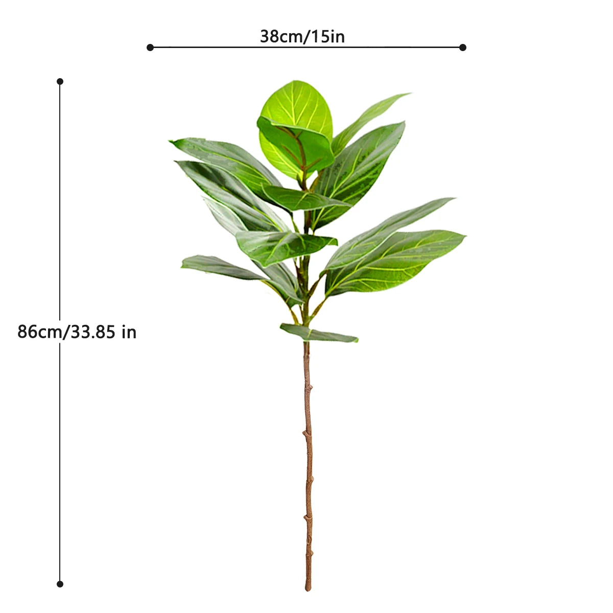 Artificial Fiddle Leaf Fig Tree Indoor Outdoor 77-135cm