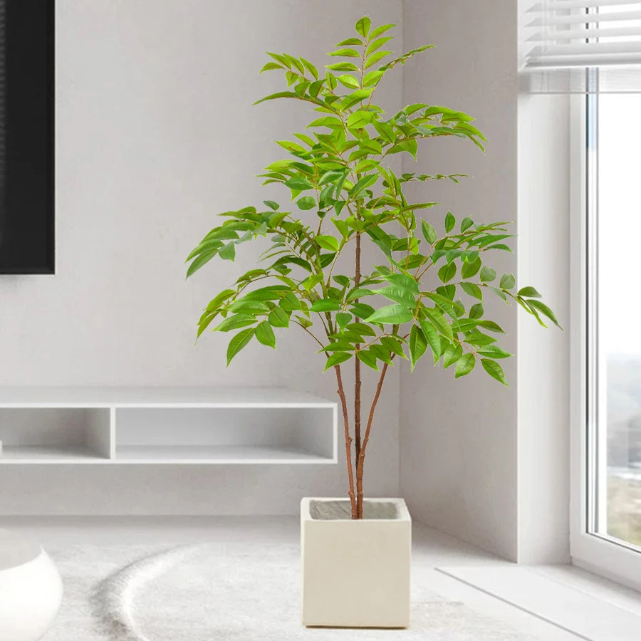 Large Artificial Ficus Tree Indoor – Tall Fake Palm Plant 76–140cm