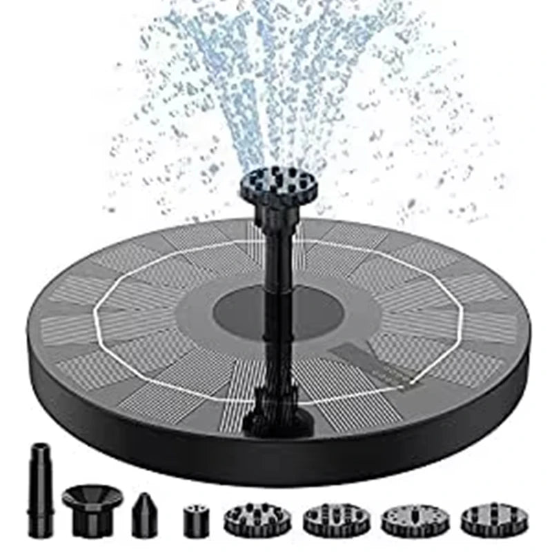 Solar Water Fountain Floating Pump for Bird Bath Pond Garden Outdoor