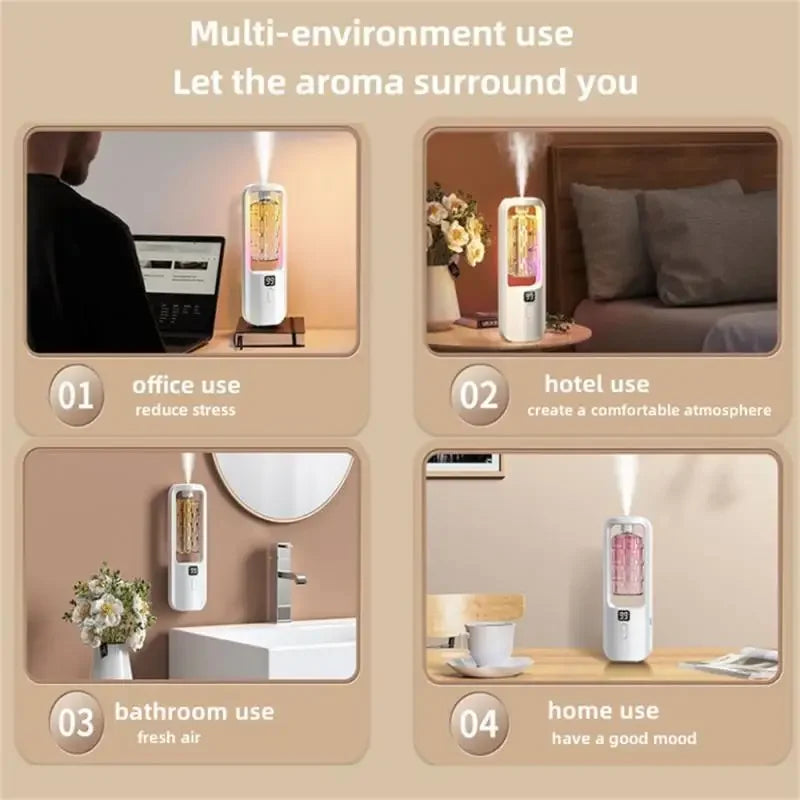Aroma Diffuser Humidifier Essential Oil Aromatherapy Machine for Bedroom & Bathroom