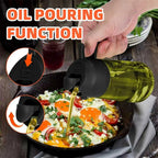 Glass Oil Sprayer Bottle for Air Fryer – 470ml Mist & Pour Dispenser