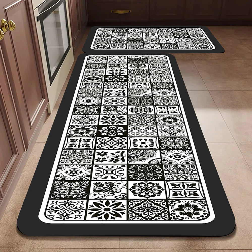 Anti-Slip Kitchen Floor Mat | Absorbent Quick-Dry Bath Rug