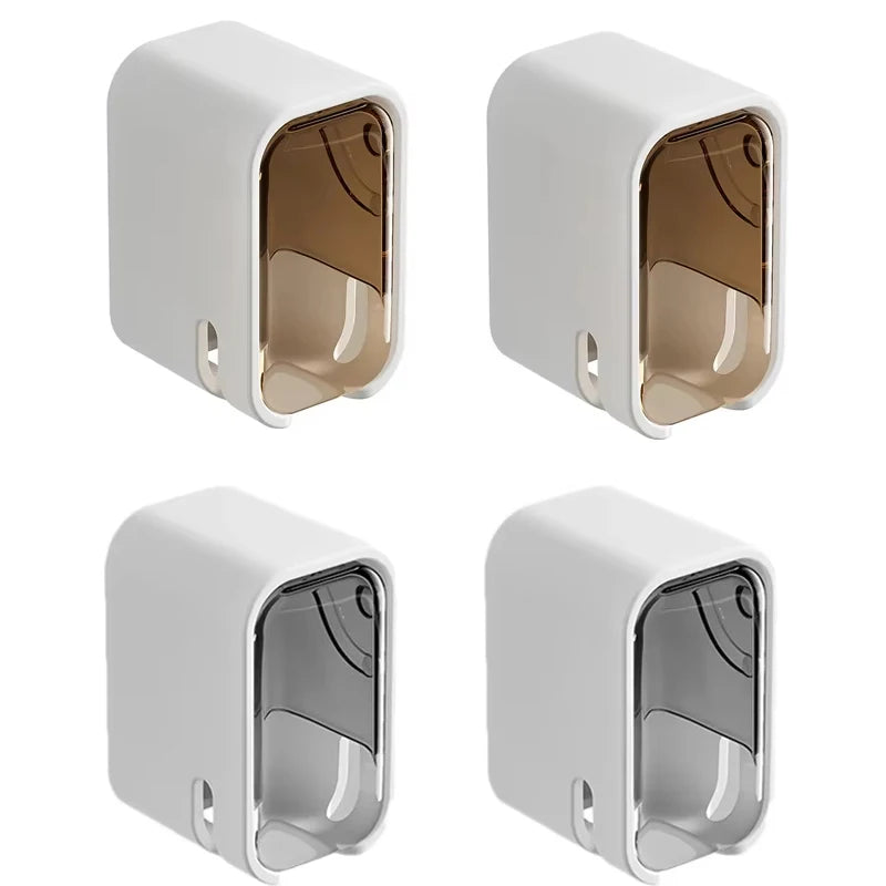 Wall Mounted Toothbrush Holder No Drill Dustproof Set (2, 3 or 4 Pack)