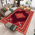 Washable Geometric Area Rug for Living Room and Bedroom