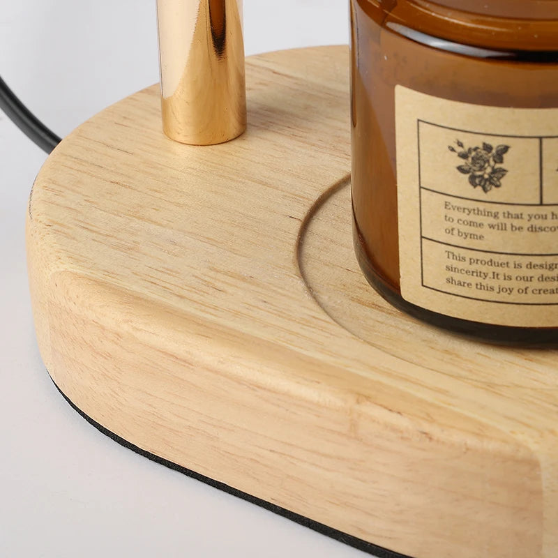 Candle Warmer Lamp with Timer and Dimmer - Cozy Bedroom Decor