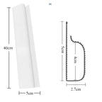 Under Desk Cable Management Tray – No-Drill PVC Cord Organizer, 40cm