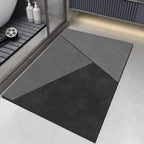 Luxury Diatomite Bath Mat Non-Slip Quick Dry Shower Mat