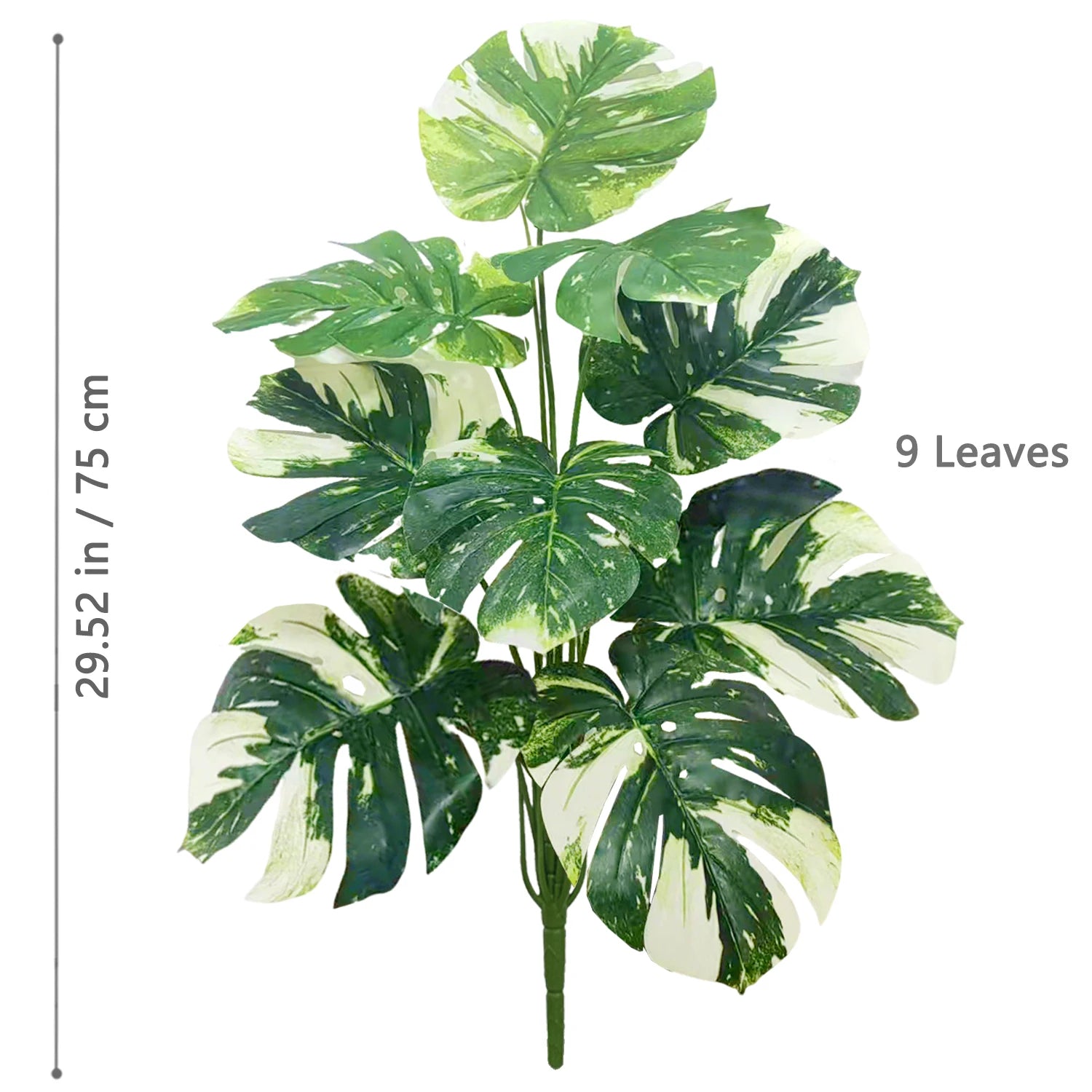 Artificial Monstera Plant Fake Palm Tree Indoor Floor Decor