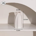 White Ceramic Bud Vase Nordic Minimalist Home Decor