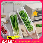Stackable Fridge Organizer Bins with Airtight Lids – 1, 2 or 6 Pack