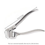 Heavy Duty Garlic Press – No Peel, Stainless Steel, Dishwasher Safe
