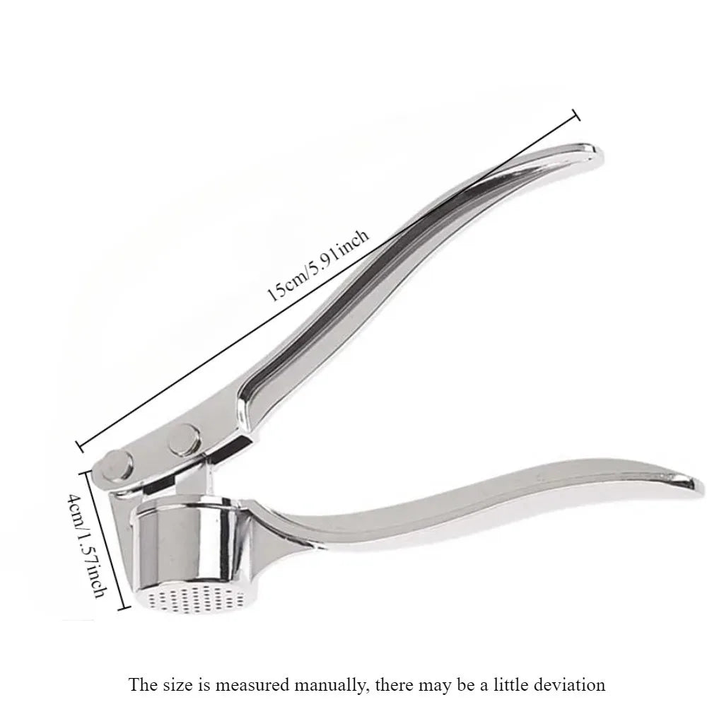 Heavy Duty Garlic Press – No Peel, Stainless Steel, Dishwasher Safe