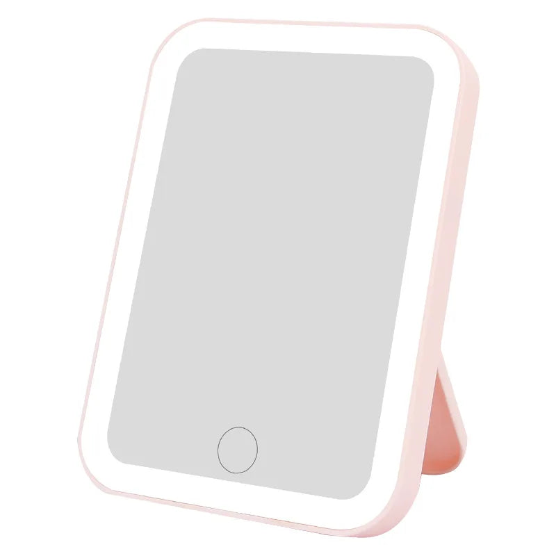 LED Vanity Mirror Touch Screen Dimmable 3 Colour Modes USB Rechargeable Makeup Mirror